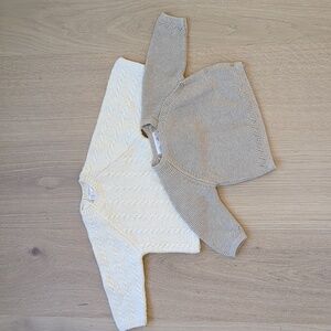 1-3 mo Zara knit sweater bundle
